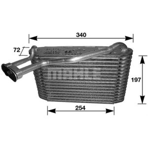 Verdampfer Klimaanlage MAHLE AE 34 000S für Audi A4 B5 Avant