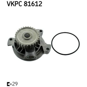 Wasserpumpe Motorkühlung SKF VKPC 81612 für Audi Coupe B3 100 C4 80 B4 A6