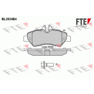 Bremsbelagsatz Scheibenbremse FTE 9010612 für VW Crafter 30-35