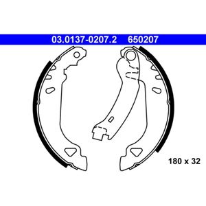 Bremsbackensatz ATE 03.0137-0207.2 für Fiat Lancia Tipo Dedra Delta II Tempra Y