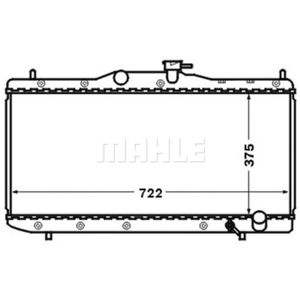 Kühler Motorkühlung MAHLE CR 1518 000S