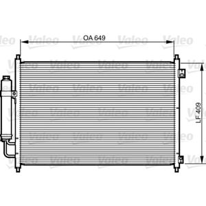 Kondensator Klimaanlage VALEO 814231