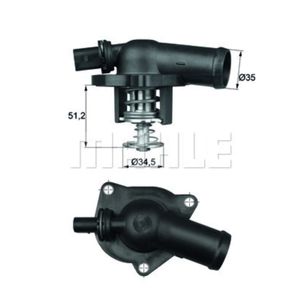 Thermostat Kühlmittel MAHLE TI 17 109 für VW Audi Lupo I Golf IV Variant