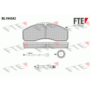 Bremsbelagsatz Scheibenbremse FTE 9500012