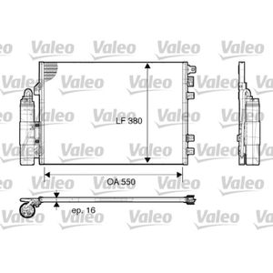 Kondensator Klimaanlage VALEO 817661 für Renault Kangoo Rapid