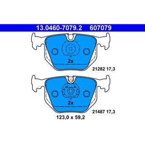 Bremsbelagsatz Scheibenbremse ATE 13.0460-7079.2 für BMW Land Rover 7er X3