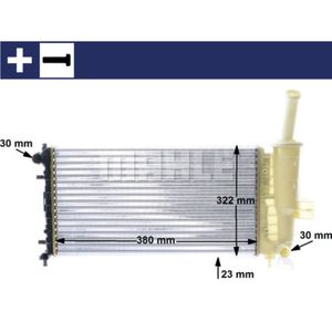 Kühler Motorkühlung MAHLE CR 1108 000S für Fiat Punto