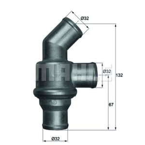 Thermostat Kühlmittel MAHLE TH 16 80 für BMW 1er