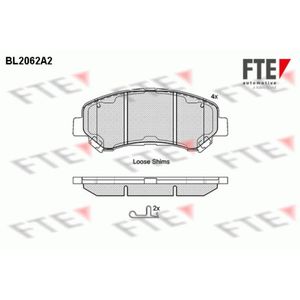 Bremsbelagsatz Scheibenbremse FTE 9010645