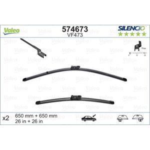 Wischblatt VALEO 574673 (10 Stk.) für Peugeot Opel Chevrolet 508 I Astra J Volt