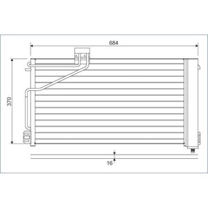 Kondensator Klimaanlage VALEO 817848 für Mercedes-Benz C
