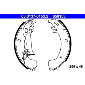 Bremsbackensatz ATE 03.0137-0153.2 für Renault Opel Trafic Arena Combi