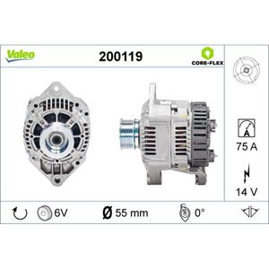 Generator VALEO 200119 für Renault Opel Trafic Master II Movano A