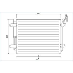 Kondensator Klimaanlage VALEO 814091 für VW Tiguan