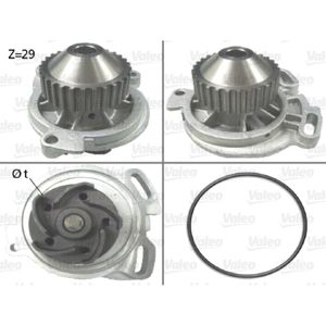 Wasserpumpe Motorkühlung VALEO 506132 für Audi 100 C3 Quattro Coupe B3 90 B2