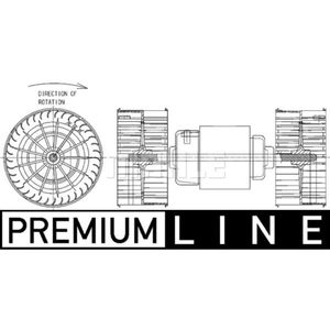 Innenraumgebläse MAHLE AB 152 000P