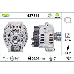 Generator VALEO 437311 für Dacia Renault Logan Sandero Express Megane I