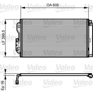 Kondensator Klimaanlage VALEO 814191 für BMW 1er i3