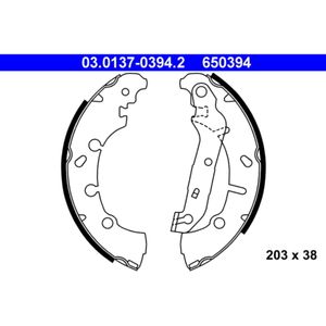 Bremsbackensatz ATE 03.0137-0394.2 für Ford Fiesta IV Puma Fusion Street KA