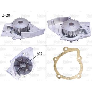 Wasserpumpe Motorkühlung VALEO 506575 für Peugeot Citroën Fiat Lancia 206 Xantia