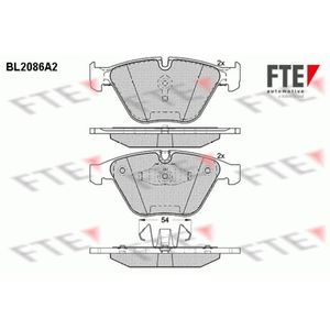 Bremsbelagsatz Scheibenbremse FTE 9010670 für BMW 3er X1