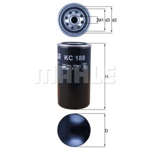 Kraftstofffilter MAHLE KC 188