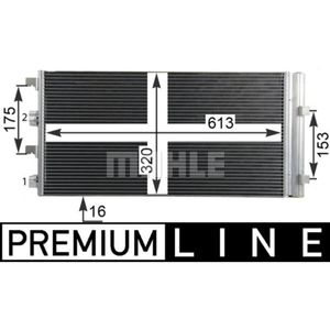 Kondensator Klimaanlage MAHLE AC 724 000P für Dacia Duster