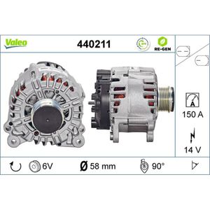 Generator VALEO 440211 für Audi A5