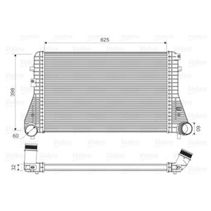 Ladeluftkühler VALEO 818339 für VW Seat Audi Passat B7 Variant Golf VI