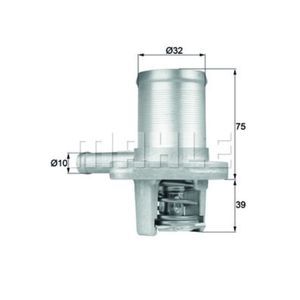 Thermostat Kühlmittel MAHLE TI 40 89 für Renault Clio I Twingo