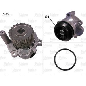 Wasserpumpe Motorkühlung VALEO 506533 für VW Audi Seat Skoda Golf II A6 C4 A3