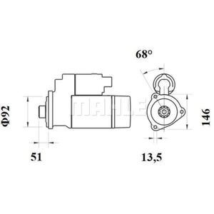 Starter MAHLE MS 761