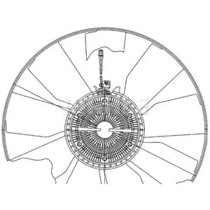 Lüfter Motorkühlung MAHLE CFF 488 000P