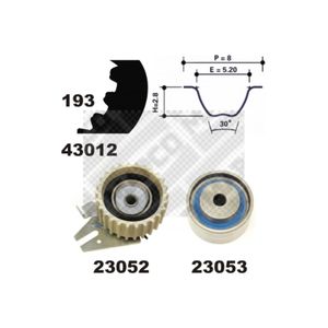 Zahnriemensatz MAPCO 23016 für Lancia Fiat Kappa Marea Weekend Doblo