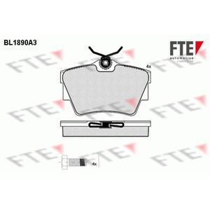 Bremsbelagsatz Scheibenbremse FTE 9010474 für Renault Opel Fiat Trafic II