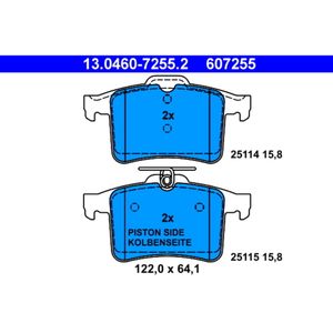 Bremsbelagsatz Scheibenbremse ATE 13.0460-7255.2 für Jaguar XJ