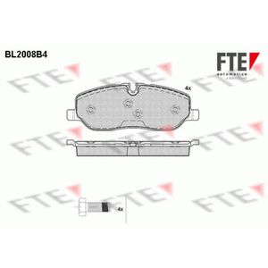 Bremsbelagsatz Scheibenbremse FTE 9010593 für Land Rover Discovery IV