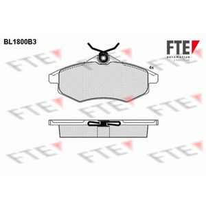 Bremsbelagsatz Scheibenbremse FTE 9010373 für Citroën C3 II C2