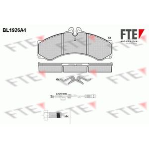 Bremsbelagsatz Scheibenbremse FTE 9010512 für Mercedes-Benz VW Sprinter