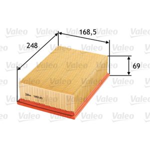 Luftfilter VALEO 585045 für Peugeot Citroën 307 SW 206 Break C4 I