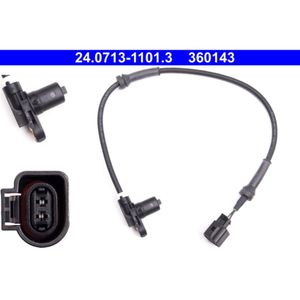 Sensor Raddrehzahl ATE 24.0713-1101.3 für VW Ford Seat Sharan Galaxy I Alhambra