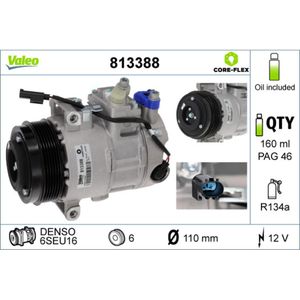 Kompressor Klimaanlage VALEO 813388 für Mercedes-Benz CLS C