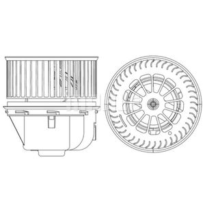 Innenraumgebläse MAHLE AB 264 000P für Ford Mondeo IV Turnier