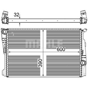 Kühler Motorkühlung MAHLE CR 876 000P für BMW X3