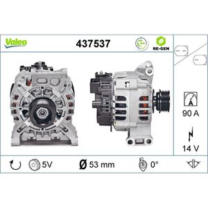 Generator VALEO 437537 für Mercedes-Benz A