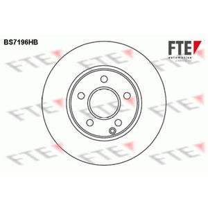 Bremsscheibe FTE 9082593 (2 Stk.) für Mercedes-Benz C