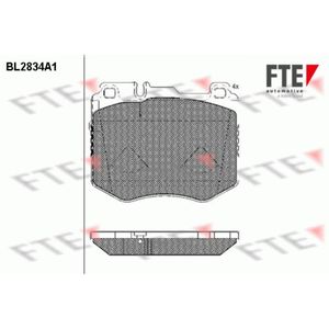 Bremsbelagsatz Scheibenbremse FTE 9011013 für Mercedes-Benz E