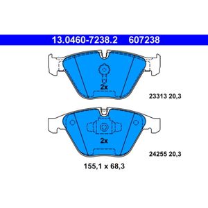 Bremsbelagsatz Scheibenbremse ATE 13.0460-7238.2 für BMW 3er X1