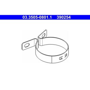 ATE 03.3505-0801.1 Halter, Bremsflüssigkeitsbehälter