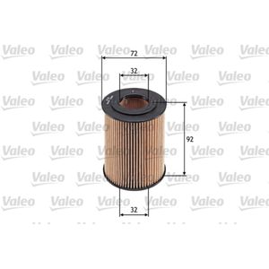 Ölfilter VALEO 586568 für Opel Chevrolet Astra J Caravan H Cruze Corsa D